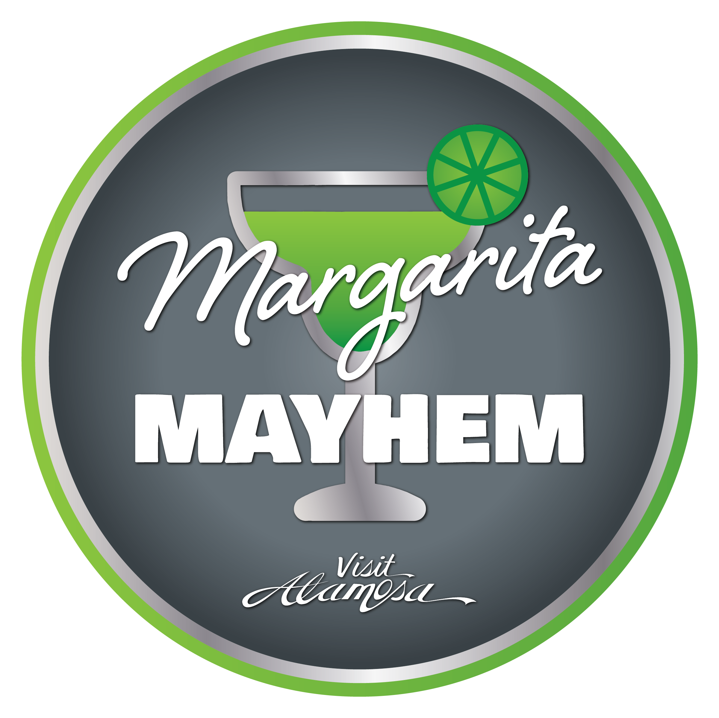 Margarita Mayhem Circle Grey Background copy