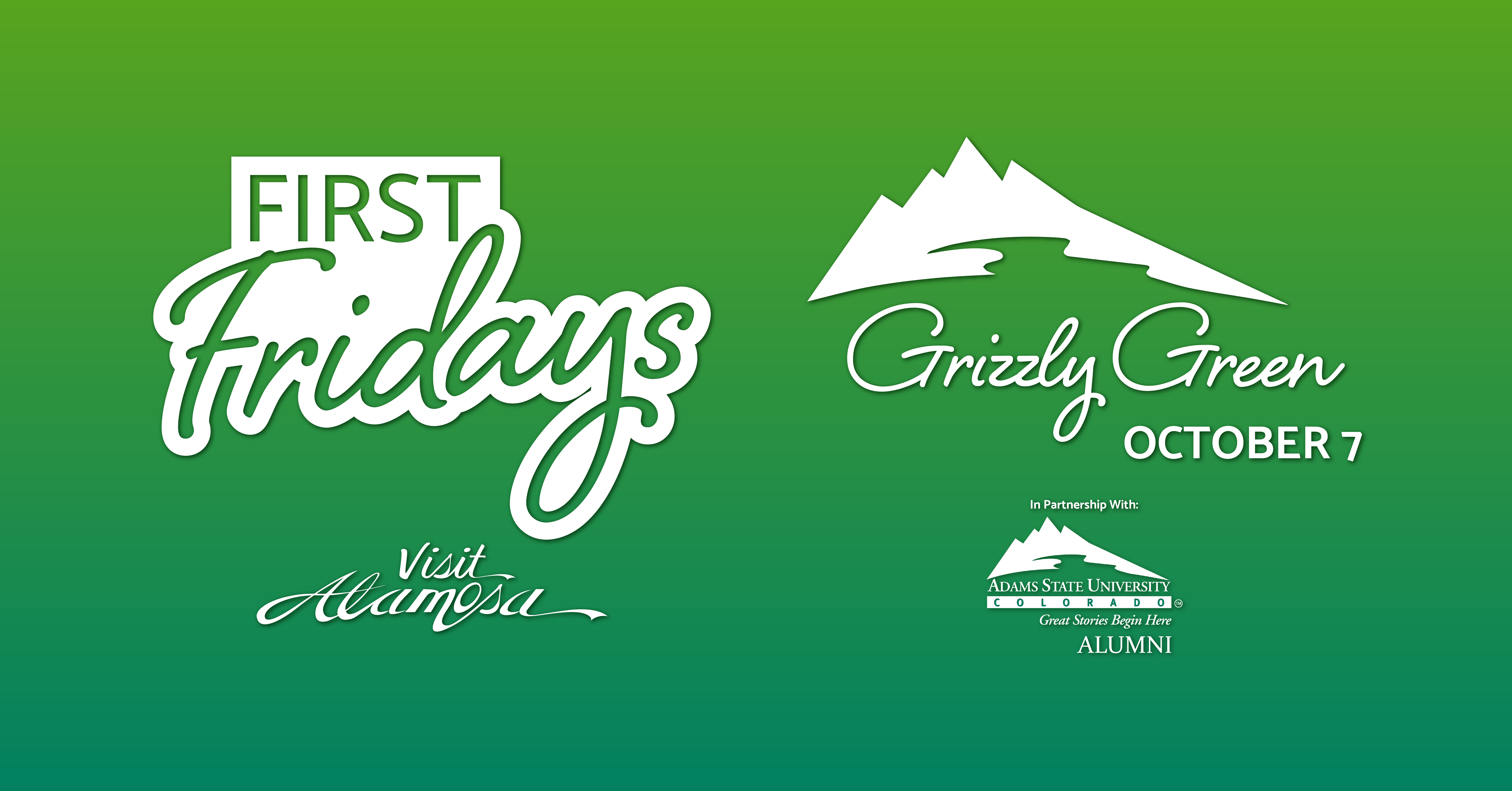 First Fridays October Grizzly Green